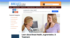 Desktop Screenshot of breast.com