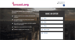 Desktop Screenshot of breast.org