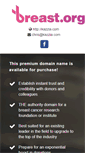 Mobile Screenshot of breast.org